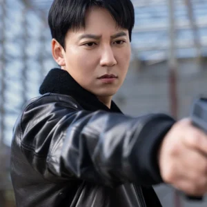 Buy Kim Nam-Gil Trigger Series Black Leather Jacket