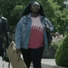 Danielle Brooks Peacemaker S02 Denim Jacket Front