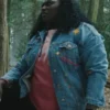 Danielle Brooks Peacemaker S02 Denim Jacket Side Veiw