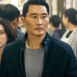 David Jung Butterfly Suede Leather Black Jacket