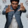 Gen V Chance Perdomo Blue Cotton Jacket