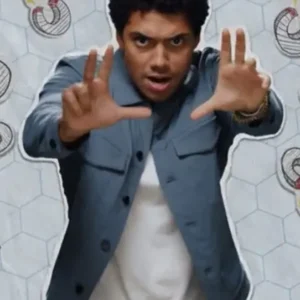 Gen V Chance Perdomo Blue Cotton Jacket