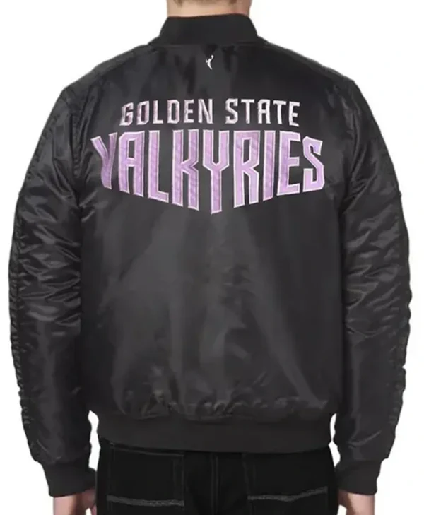 Golden State Valkyries Black M1 Bomber Jacket - Image 2