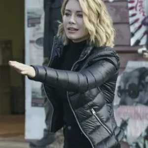 Jennifer Holland Peacemaker S02 Puffer Jacket