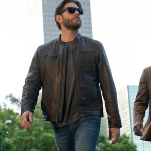Jensen Ackles Countdown 2025 Black Leather Jacket