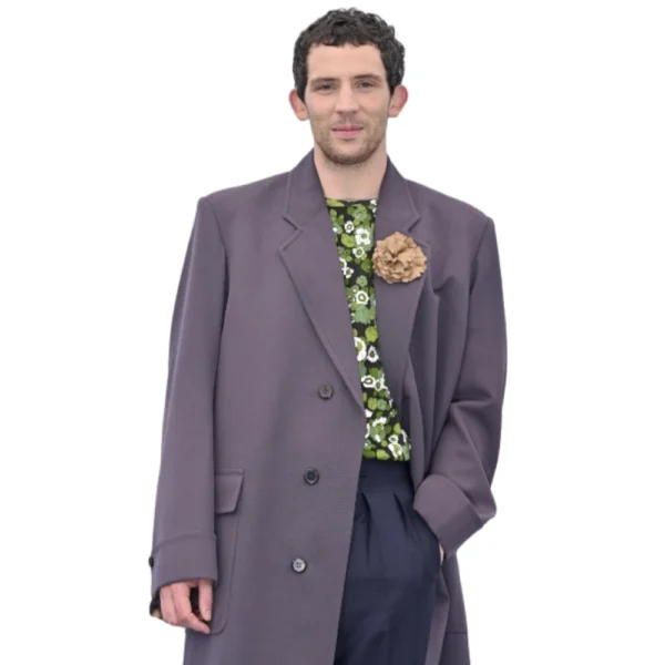 Josh O Connor The Mastermind Long Coat - Image 2