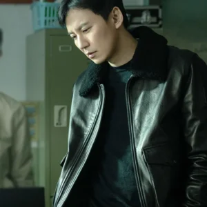 Kim Nam-Gil Trigger Series Black Leather Jacket