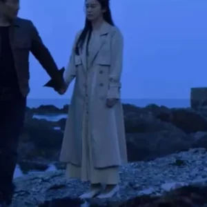 Kim Tae-hee Butterfly Beige Trench Coat