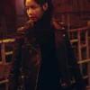 Lee Joo-bin Twelve Black Biker Jacket Front