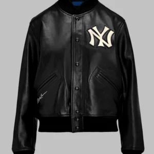 New York Yankees Black Leather Jacket