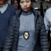 Peacemaker Annie Chang Grey Puffer Jacket