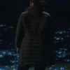 Peacemaker Annie Chang Grey Puffer Jacket Back