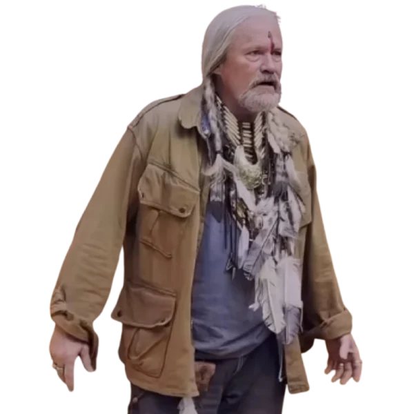 Peacemaker S02 Michael Rooker Brown Jacket Front