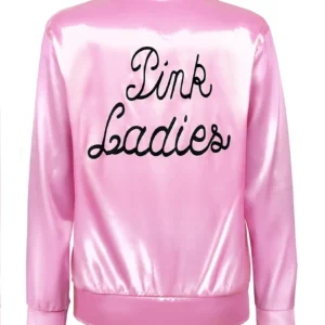 Pink Ladies Satin Jacket