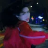 Reina Hardesty Butterfly Red Jacket Back