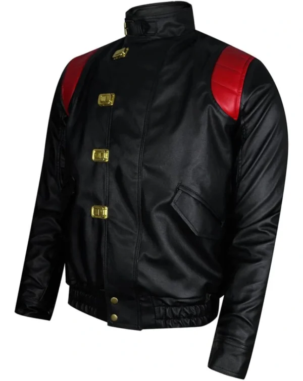Akira Black Leather Jacket - Image 3
