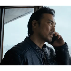 Takehiro Hira Rental Family Black Leather Jacket