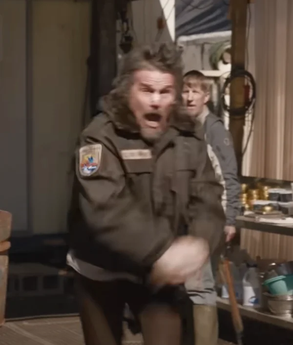 The Lowdown Ethan Hawke Fur Collar Bomber Jacket - Image 4