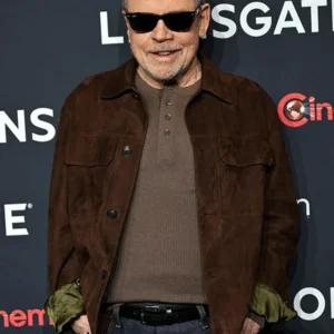 The Major The Long Walk Movie Suede Leather Jacket