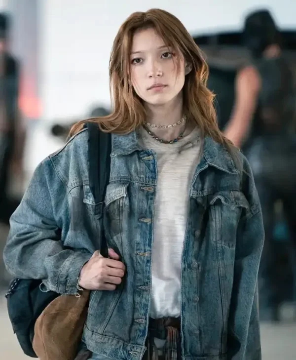 Twisted Metal Saylor Bell Curda Blue Denim Jacket