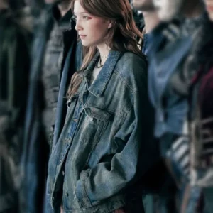 Twisted Metal Saylor Bell Curda Blue Denim Jacket Side View