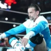 WWE SummerSlam 2025 CM Punk Blue Bomber Jacket Side View