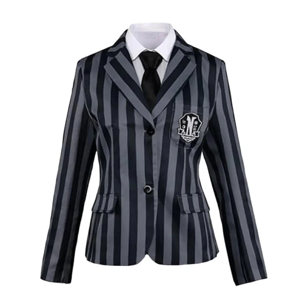 Wednesday Jenna Ortega Uniform Blazer Front