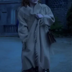 Wednesday S02 Billie Piper Fringe Long Coat
