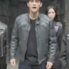 Won Seung Twelve Black Cafe Racer Jacket