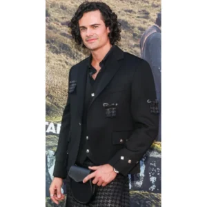 Jamie Roy Outlander Black Coat