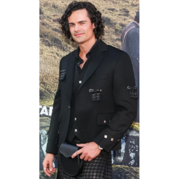 Jamie Roy Outlander Black Coat