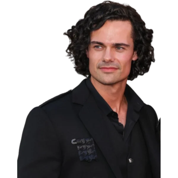 Jamie Roy Outlander Black Coat - Image 2