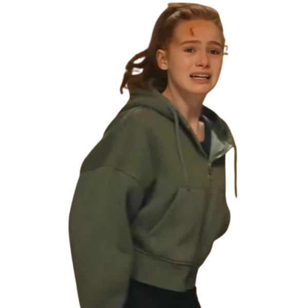 Madelaine Petsch The Strangers Chapter 2 Green Hoodie - Image 3