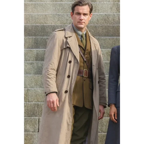 Outlander Blood of My Blood Jamie Roy Trench Coat