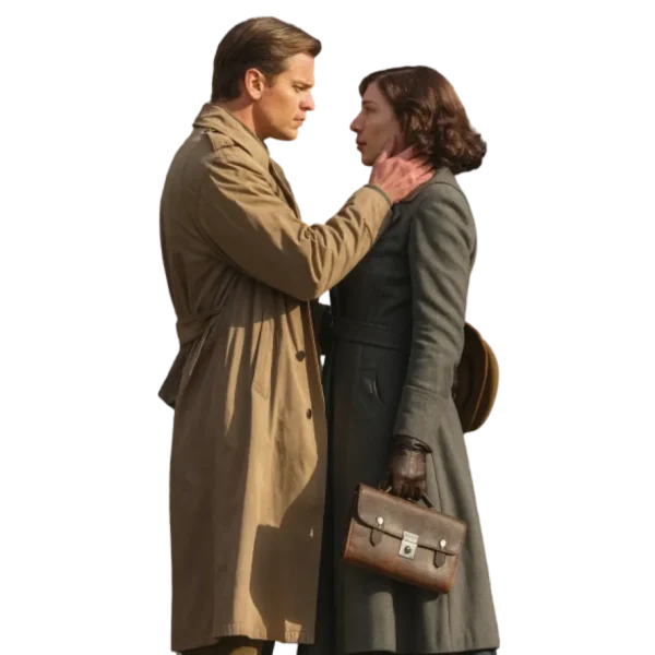 Outlander Blood of My Blood Jamie Roy Trench Coat - Image 3