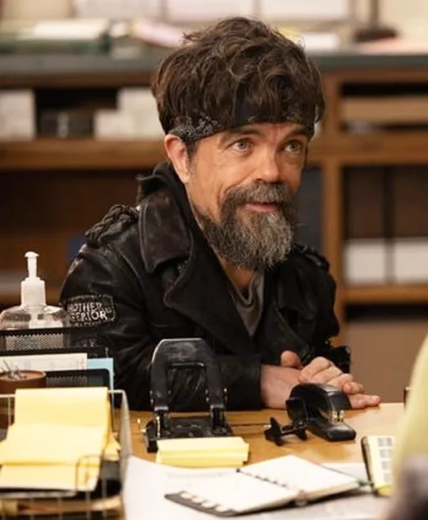 The Lowdown Series Peter Dinklage Biker Leather Jacket