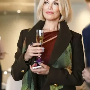 The Woman in Cabin 10 Hannah Waddingham Coat