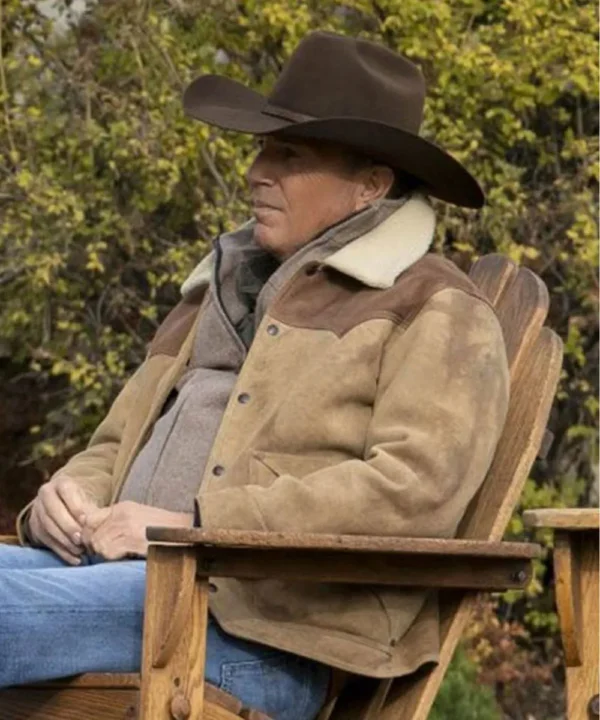 Kevin Costner Yellowstone S03 Leather Jacket - Image 3