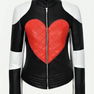 Kylie Minogue Red Heart Quilted Jacket