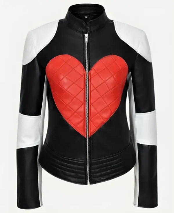 Kylie Minogue Red Heart Quilted Jacket