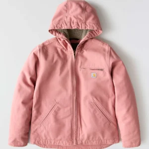 Pink Sherpa Carhartt Jacket
