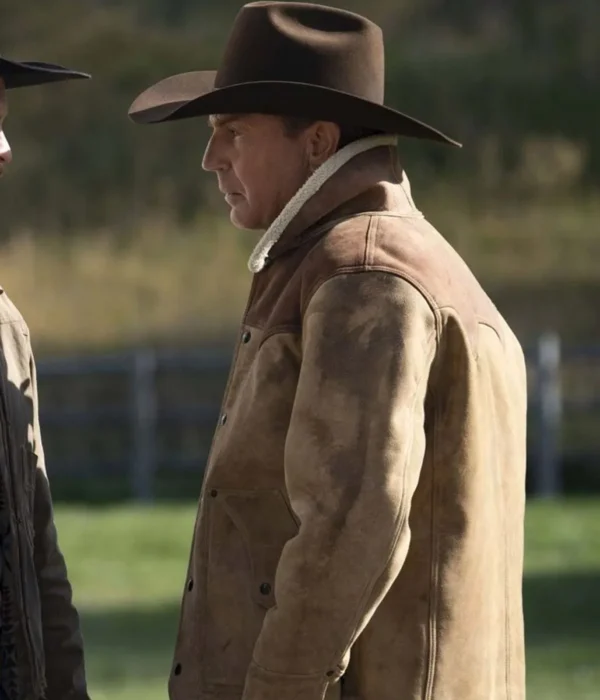 Kevin Costner Yellowstone S03 Leather Jacket - Image 2