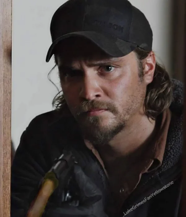 Luke Grimes Yellowstone S04 Shearling Hoodie - Image 4