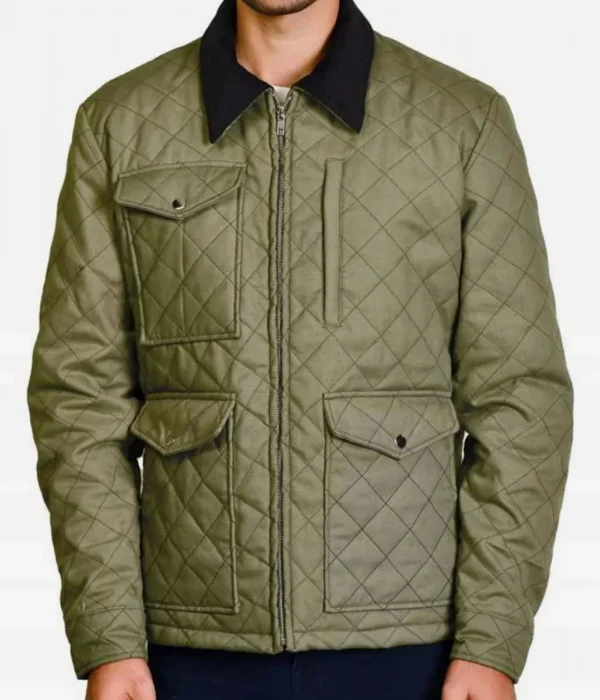 Yellowstone S04 Kevin Costner Green Jacket - Image 2