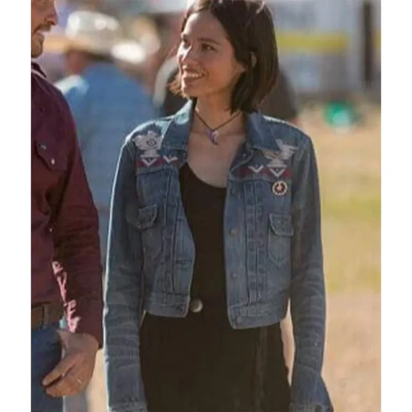 Yellowstone Season 5 Kelsey Asbille Denim Jacket - Image 2