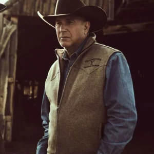 Yellowstone S03 Kevin Costner Wool Vest