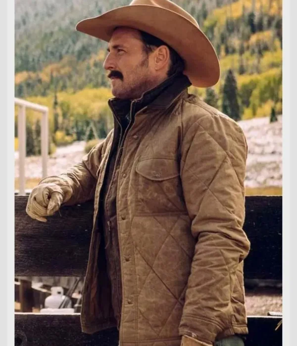 Yellowstone S04 Josh Lucas Brown Jacket - Image 3