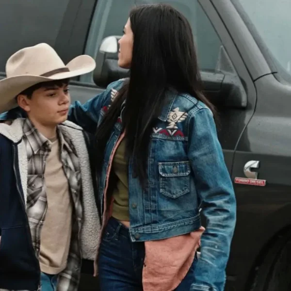 Yellowstone Season 5 Kelsey Asbille Denim Jacket - Image 3